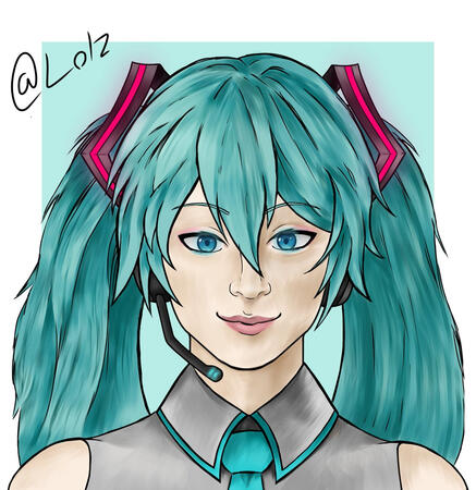 Diva - practice drawing faces (2/19)