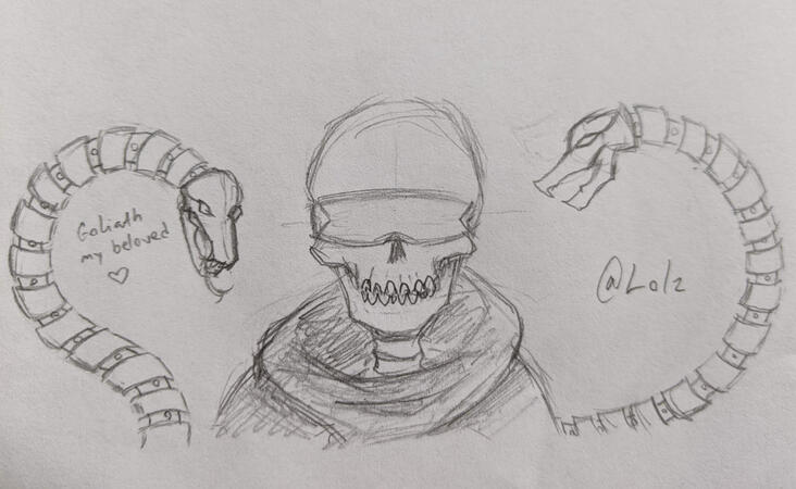 Goliath doodle (6/16)